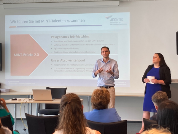 Thomas Schiffner und Sandra Kraut beim After Work Special in Steinheim